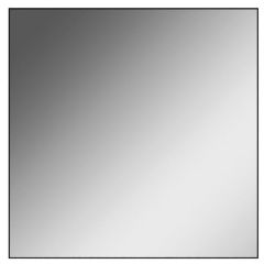 Зеркало Corsica 500х500 black без подсветки Sansa (SB1063Z) в Менделеевске - mendeleevsk.mebel24.online | фото 1