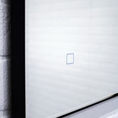 Зеркало Ray 100 black с подсветкой Sansa (SR1035Z) в Менделеевске - mendeleevsk.mebel24.online | фото 4