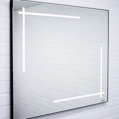 Зеркало Ray 100 black с подсветкой Sansa (SR1035Z) в Менделеевске - mendeleevsk.mebel24.online | фото 3