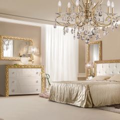 Зеркало Тиффани Premium слоновая кость/золото (ТФ/01(П) в Менделеевске - mendeleevsk.mebel24.online | фото 2