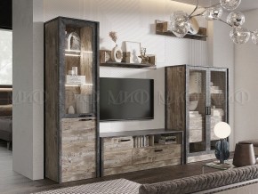 Амели Пенал-стекло (Дуб Юкон-Бетон темный) в Менделеевске - mendeleevsk.mebel24.online | фото 3