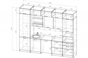 АНТИКА Кухонный гарнитур Экстра 5 (3000 мм) в Менделеевске - mendeleevsk.mebel24.online | фото 2