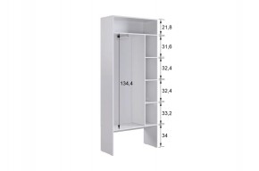 БАСКО Прихожая К7 (кашемир) в Менделеевске - mendeleevsk.mebel24.online | фото 6
