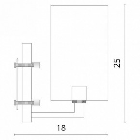 Бра Divinare Porta 5933/01 AP-1 в Менделеевске - mendeleevsk.mebel24.online | фото 3