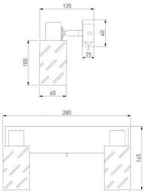 Бра Eurosvet Fente 20090/2 белый/хром в Менделеевске - mendeleevsk.mebel24.online | фото 5