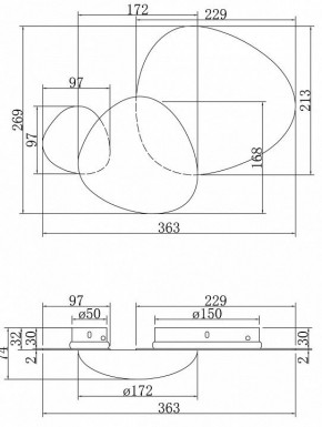 Бра Maytoni Jack-stone MOD314WL-L8G3K в Менделеевске - mendeleevsk.mebel24.online | фото 5