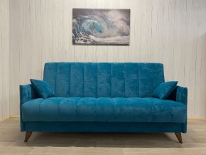 Диван Престиж-3 (НПБ) велюр Sensey izumrud в Менделеевске - mendeleevsk.mebel24.online | фото