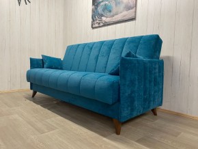 Диван Престиж-3 (НПБ) велюр Sensey izumrud в Менделеевске - mendeleevsk.mebel24.online | фото 2