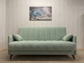 Диван Престиж-3 (НПБ) велюр Sensey mist green в Менделеевске - mendeleevsk.mebel24.online | фото