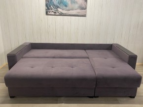 Диван угловой Комфорт-3 (НПБ+МДФ) велюр Monaco 8 в Менделеевске - mendeleevsk.mebel24.online | фото 4
