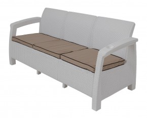 Диван Yalta Premium Sofa 3 Set (Ялта) белый (+подушки под спину) в Менделеевске - mendeleevsk.mebel24.online | фото