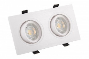 DK3022-WH Встраиваемый светильник, IP 20, 10 Вт, GU5.3, LED, белый, пластик в Менделеевске - mendeleevsk.mebel24.online | фото 1