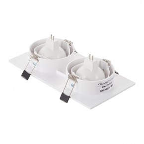 DK3022-WH Встраиваемый светильник, IP 20, 10 Вт, GU5.3, LED, белый, пластик в Менделеевске - mendeleevsk.mebel24.online | фото 3