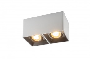 DK3035-WB Светильник накладной IP 20, 10 Вт, GU5.3, LED, белый/черный, пластик в Менделеевске - mendeleevsk.mebel24.online | фото 1