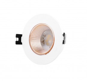 DK3061-WBR Встраиваемый светильник, IP 20, 10 Вт, GU5.3, LED, белый/бронзовый, пластик в Менделеевске - mendeleevsk.mebel24.online | фото 1