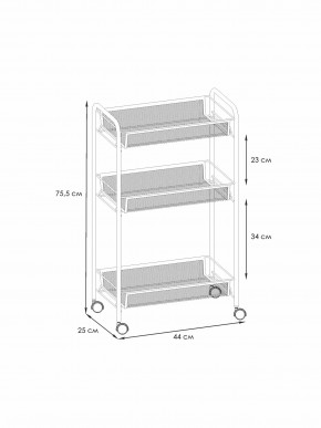 Э 322 Ч Этажерка "Ладья 2К" Черный в Менделеевске - mendeleevsk.mebel24.online | фото