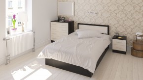 Фиеста Кровать 1200, цвет венге/дуб лоредо, ШхГхВ 123,5х203,5х80 см., сп.м. 1200х2000 мм., без матраса, основание есть в Менделеевске - mendeleevsk.mebel24.online | фото 5