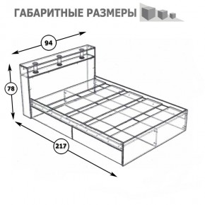 Камелия Кровать 0900, цвет белый, ШхГхВ 93,5х217х78,2 см., сп.м. 900х2000 мм., без матраса, основание есть в Менделеевске - mendeleevsk.mebel24.online | фото 5
