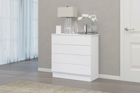 Комод Фаворит-3 (Белый текстурный) в Менделеевске - mendeleevsk.mebel24.online | фото