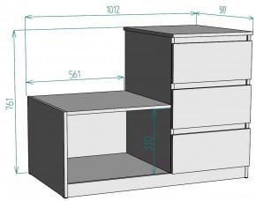 Комод Мальта K207 в Менделеевске - mendeleevsk.mebel24.online | фото 2