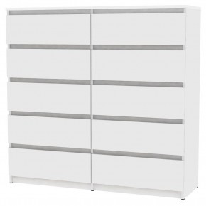 Комод Malta light K155 (Белый) в Менделеевске - mendeleevsk.mebel24.online | фото