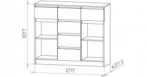 НИЦЦА-6 Комод (НЦ.06) в Менделеевске - mendeleevsk.mebel24.online | фото 2
