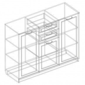 Комод "ГА-04" Александрия в Менделеевске - mendeleevsk.mebel24.online | фото 3