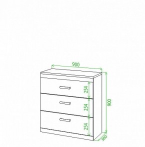 Комод Tiovo Км90 в Менделеевске - mendeleevsk.mebel24.online | фото 2