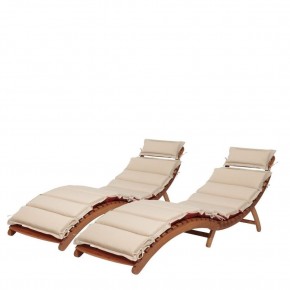 Комплект шезлонги и столик AFM-803A-T133 Beige (2+1) в Менделеевске - mendeleevsk.mebel24.online | фото 2