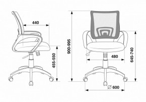 Кресло компьютерное CH-695N/BL/TW-11 в Менделеевске - mendeleevsk.mebel24.online | фото 12