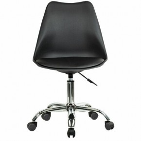 Кресло стул BRABIX "Eames MG-310 CH", хром, пластик черный, экокожа черная, 532925 в Менделеевске - mendeleevsk.mebel24.online | фото 1