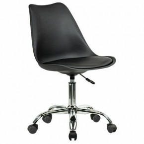 Кресло стул BRABIX "Eames MG-310 CH", хром, пластик черный, экокожа черная, 532925 в Менделеевске - mendeleevsk.mebel24.online | фото 2