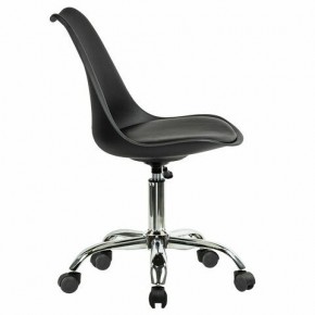 Кресло стул BRABIX "Eames MG-310 CH", хром, пластик черный, экокожа черная, 532925 в Менделеевске - mendeleevsk.mebel24.online | фото 3