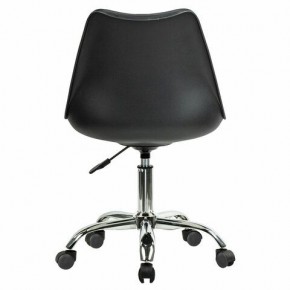 Кресло стул BRABIX "Eames MG-310 CH", хром, пластик черный, экокожа черная, 532925 в Менделеевске - mendeleevsk.mebel24.online | фото 4