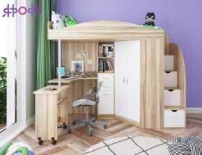 Кровать-чердак Юниор 4 (800*1900) в Менделеевске - mendeleevsk.mebel24.online | фото