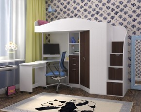 Кровать-чердак Юниор 4 (800*1900) в Менделеевске - mendeleevsk.mebel24.online | фото 2