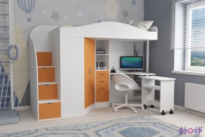Кровать-чердак Юниор 4 (800*1900) в Менделеевске - mendeleevsk.mebel24.online | фото 9