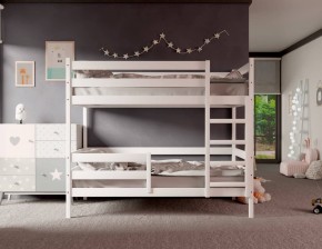 Кровать двухъярусная без крыши 80*160 Белый в Менделеевске - mendeleevsk.mebel24.online | фото 2