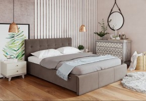 Кровать Изабелла с латами Newtone cacao 1600x2000 в Менделеевске - mendeleevsk.mebel24.online | фото 2