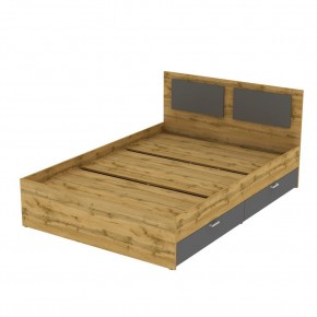 Кровать Ольга L37 (1200) 4 ящика (ДВ-Графит) в Менделеевске - mendeleevsk.mebel24.online | фото