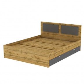 Кровать Ольга L45 (1200) 2 ящика (ДВ-Графит) в Менделеевске - mendeleevsk.mebel24.online | фото