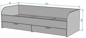 Кровать Ольга L54 (800*2000) в Менделеевске - mendeleevsk.mebel24.online | фото 2