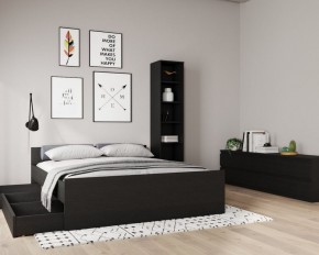 Кровать ОРИОН двухспальная с ортопедическим основанием 180х200, цвет Дуб Венге в Менделеевске - mendeleevsk.mebel24.online | фото 3