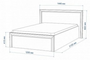 Кровать полутораспальная Нобиле Кр-120 в Менделеевске - mendeleevsk.mebel24.online | фото 3