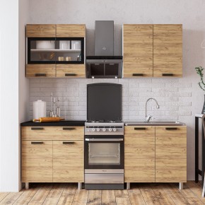 Кухня Крафт 1.6 (белый/крафт) в Менделеевске - mendeleevsk.mebel24.online | фото