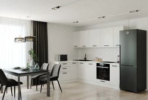 Кухонный гарнитур Белый Глянец 2600*1600 (Стол. 38мм) в Менделеевске - mendeleevsk.mebel24.online | фото