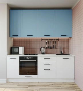 Кухонный гарнитур Капри 2200 h950 (Стол. 26мм) в Менделеевске - mendeleevsk.mebel24.online | фото