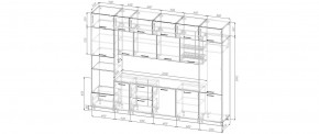 Кухонный гарнитур Капри 3400 (Стол. 26мм) в Менделеевске - mendeleevsk.mebel24.online | фото 2