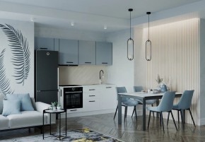 Кухонный гарнитур Ниагара 2550 (Стол. 38мм) в Менделеевске - mendeleevsk.mebel24.online | фото