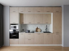 Кухонный гарнитур Шимо 3400 (Стол. 38мм) в Менделеевске - mendeleevsk.mebel24.online | фото